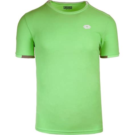 lotto green tennis shirt